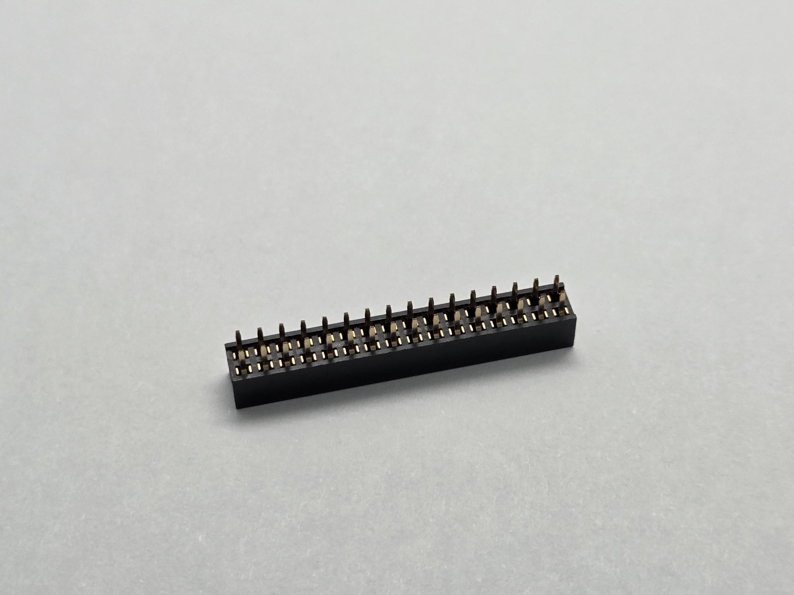 pin header multi-row high-density connector design